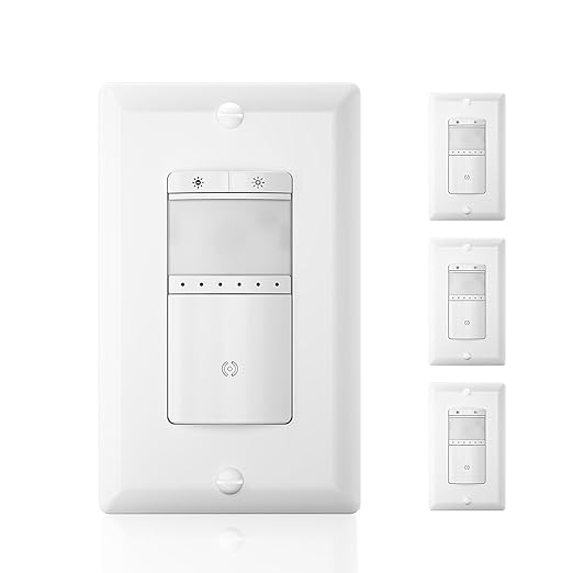 ECOELER Motion Sensor Dimmer Switch, Digital Dimmer Light Switches by ECOELER