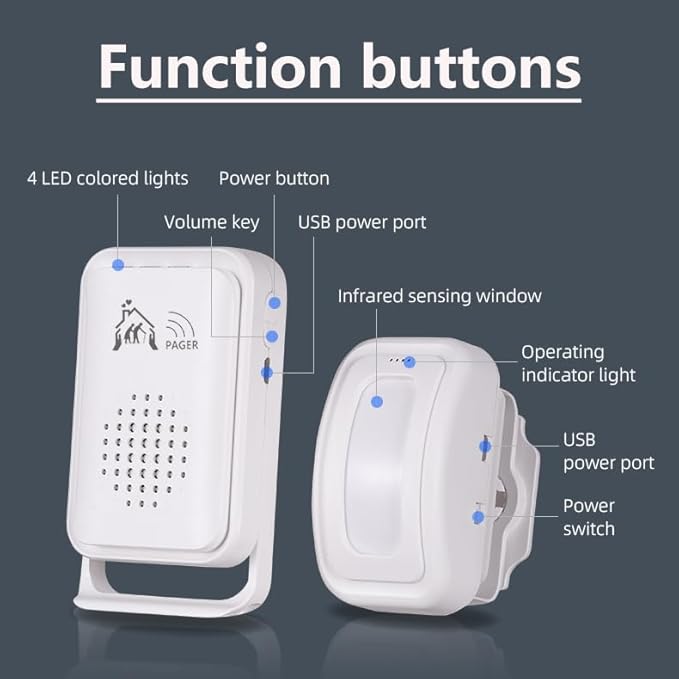 Bed Alarm for Elderly Adults Wireless，Bed Sensor Alarm and Fall Prevention for - Image 6