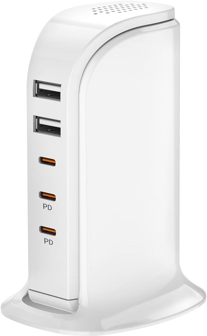 USB C Charger Block Multiport Upoy, Upgrade Charging Station by TechGadgetsInYourMind