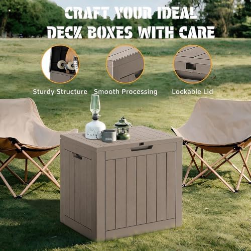 nunu lab 34 gal outdoor storage box waterproof, package contents