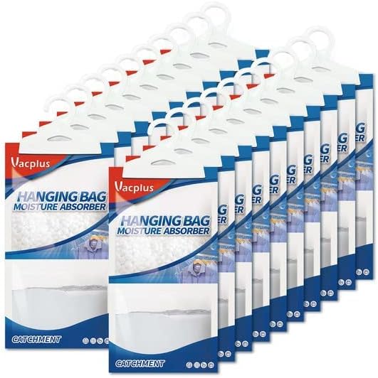 Vacplus Moisture Absorbers Packets, Fragrance Free 20 Pack, Humidity Packs by Vacplus