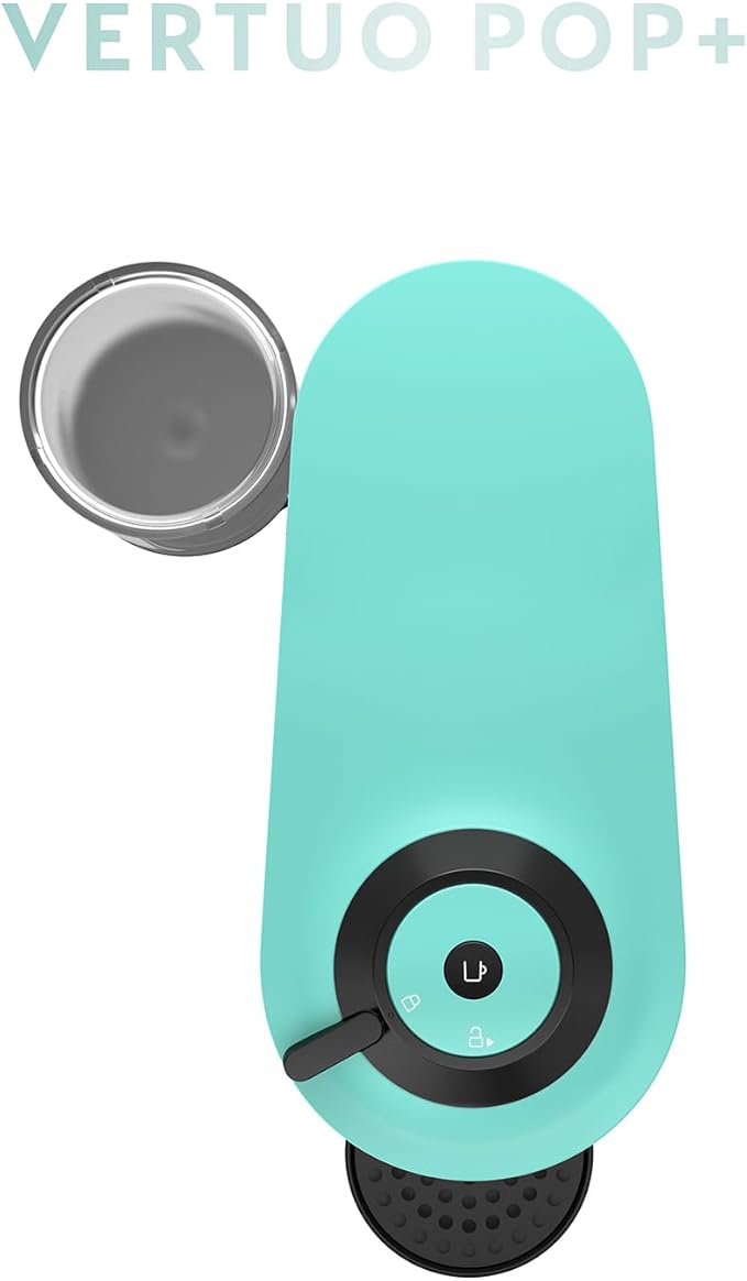 Nespresso Vertuo Pop+ Coffee and Espresso Maker by Breville, Aqua Mint - Image 3