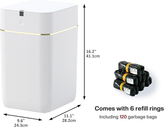 Airdeer Automatic Trash Can, 4 Gallon Self Sealing and Self-Changing Smart - Image 6