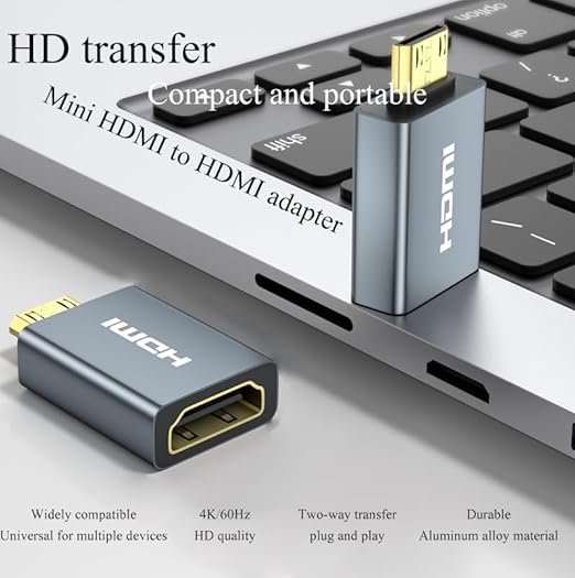 Vay Forwarg mini HDMI to HDMI 2.0 Adapter Cables, high-Definition 4K60Hz - Image 2