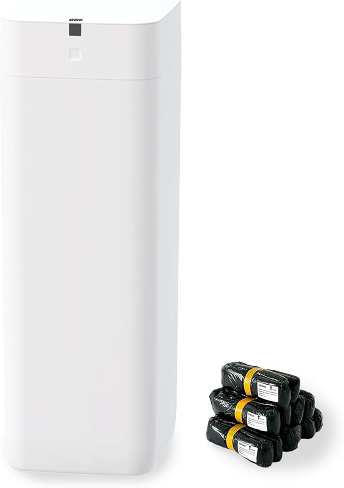 Airdeer L2 Automatic Trash Can, 8 Gallon Self Sealing and Self-Changing Smart by airdeer