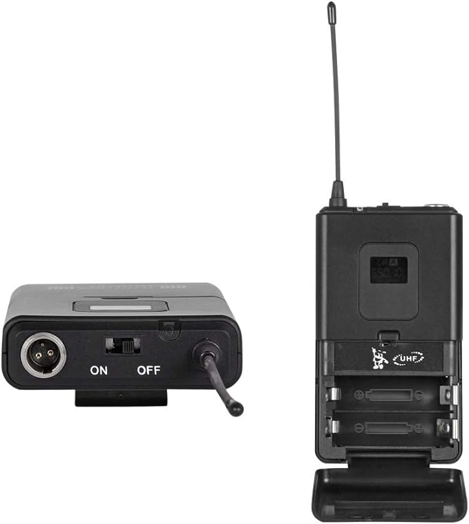 Wireless Microphone System Pro Audio 8 Channel UHF 8 Lavalier Bodypacks 8 Lapel - Image 8