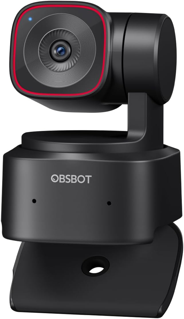 OBSBOT Tiny 2 Lite 4K Webcam for PC, AI Tracking PTZ Streaming Camera by OBSBOT