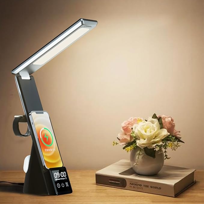 IHAO 6in1 Multifunctional Foldable LED Desk Lamp by IHAO