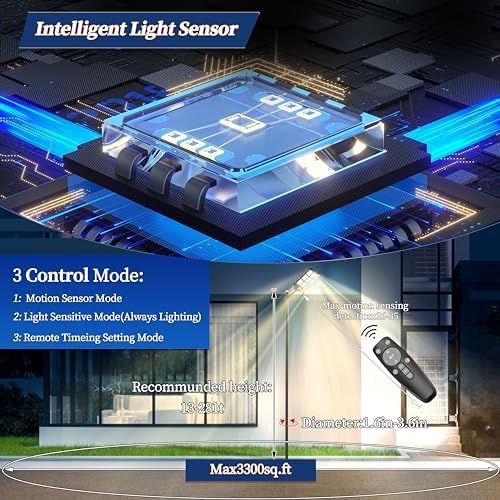 Ofuray Of-7200W Solar Street Light Outdoor-3000K/4000K/6500K Outdoor Security - Image 5