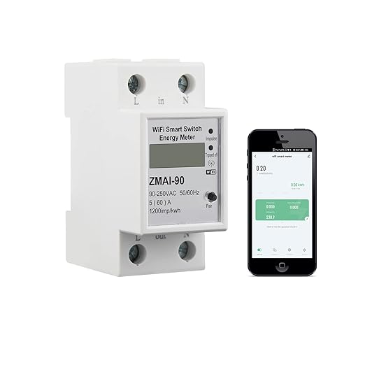 WiFi Smart Energy Monitor Switch Meter, Compatible by MORNINGGROUP