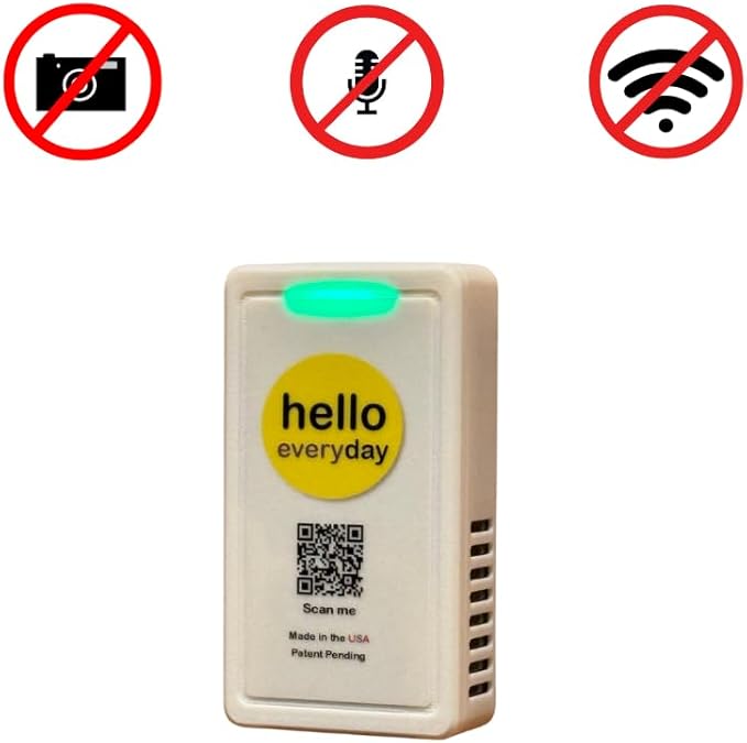 Hello Everyday Home Wellness Monitoring Sensor, Plug-in Activity Tracker - Image 2