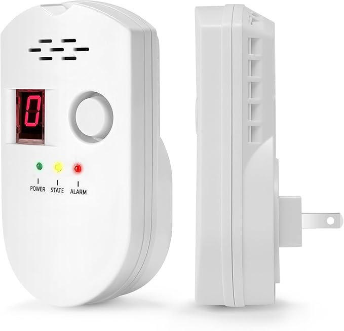 Natural Gas Detector, Plug-in Propane Gas Detector by Eksahol