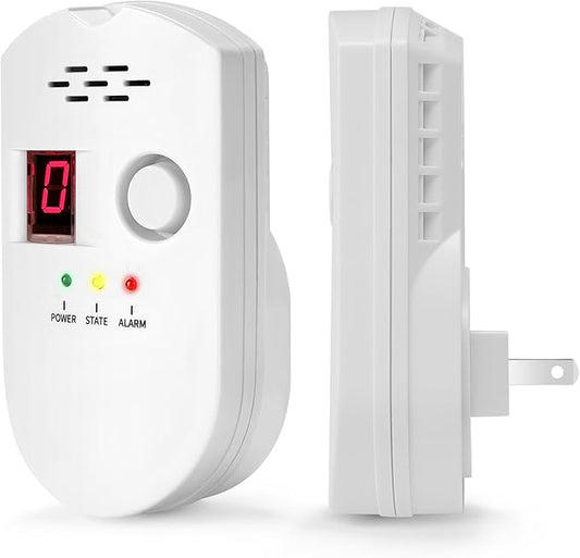 Natural Gas Detector, Plug-in Propane Gas Detector by Eksahol