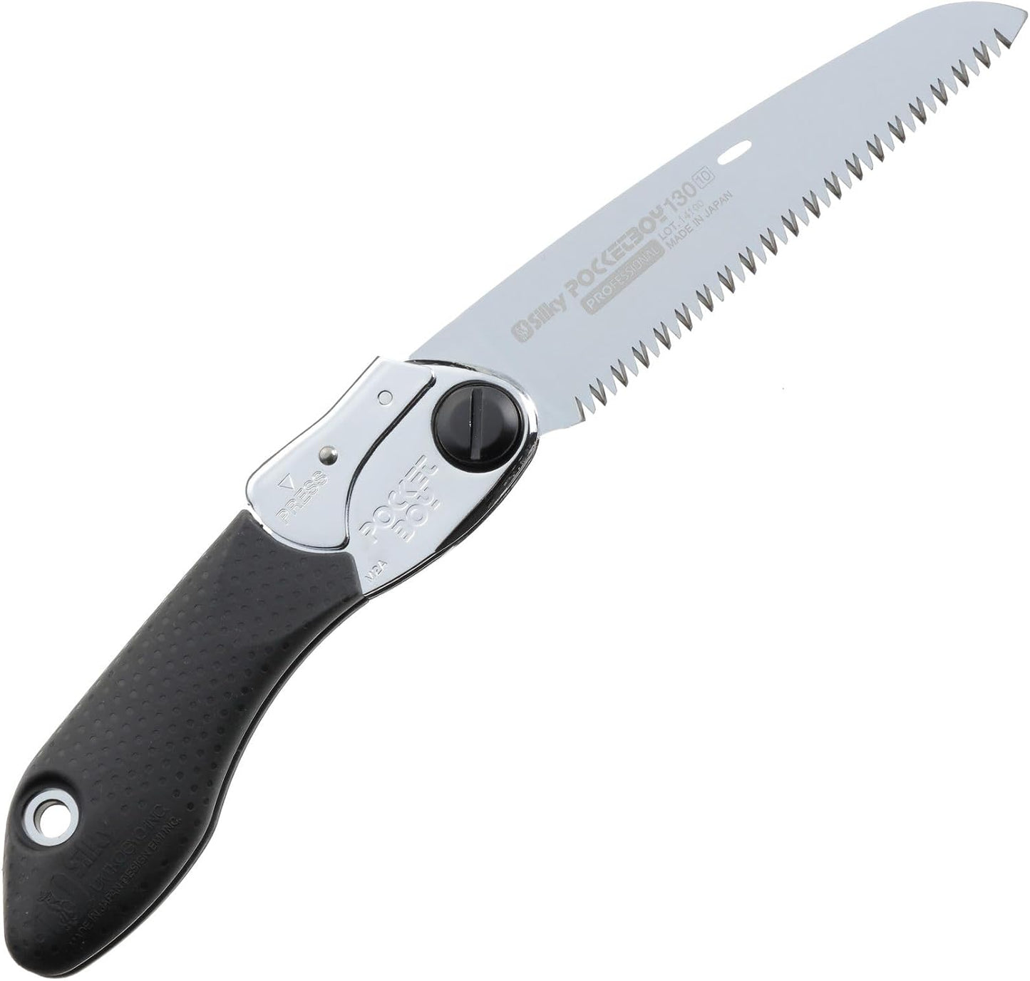 Silky Professional Series PocketBoy Folding Saw 130mm Medium Teeth (340-13) | 8.5 teeth per inch (10 teeth per 30mm), Cut capacity 2.6 inches
