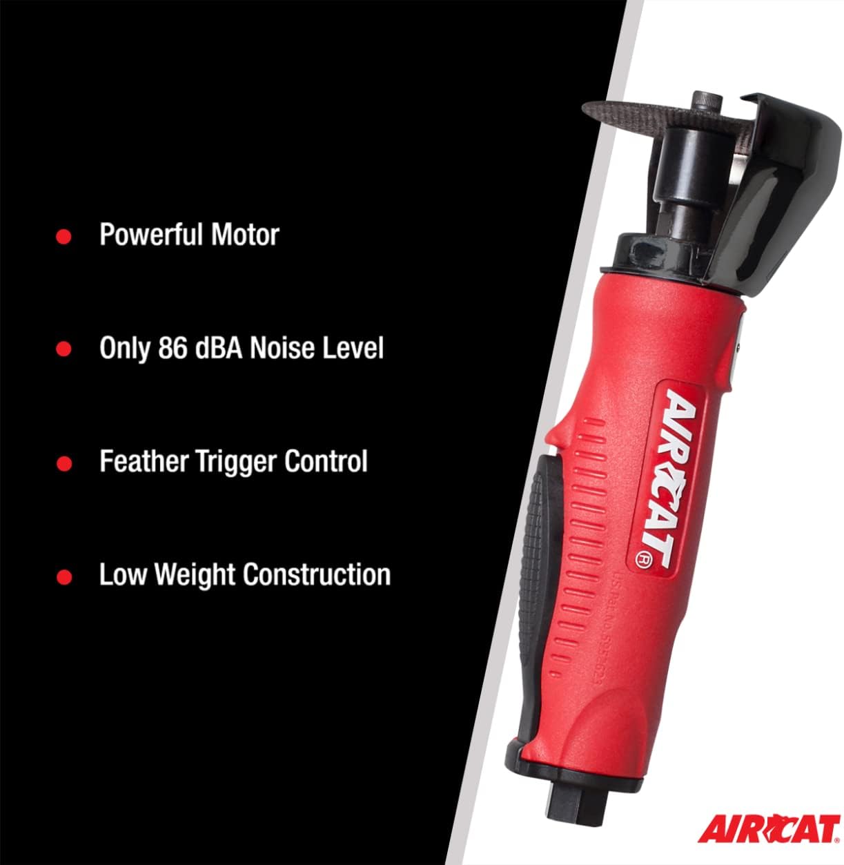 AIRCAT Pneumatic Tools 6505 .5 HP 3-Inch Composite Cut-Off Tool 20,000 RPM