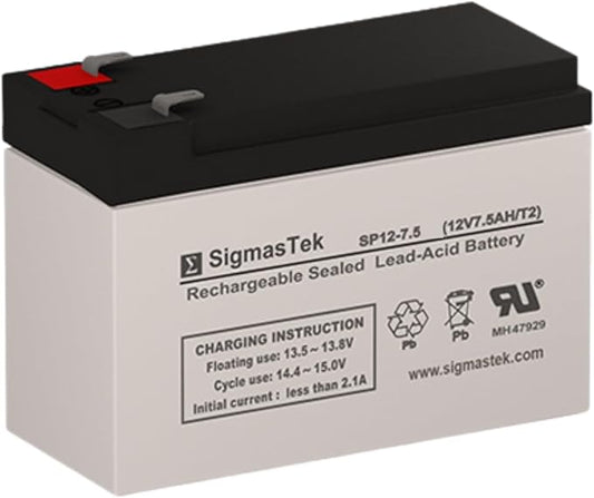 SigmasTek PCM Powercom Black Knight Pro BNT-800AP Compatible UPS Battery by SigmasTek