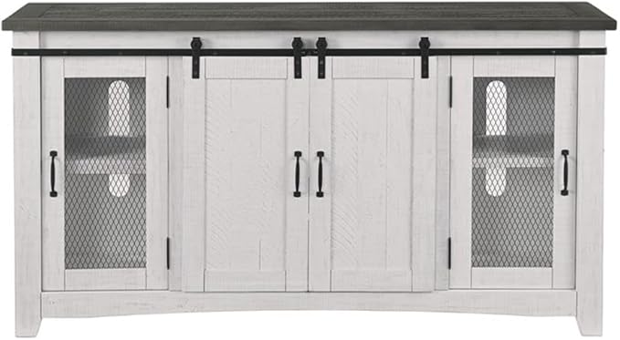 Martin Svensson Home Rustic 65” Solid Wood TV Stand - Image 11