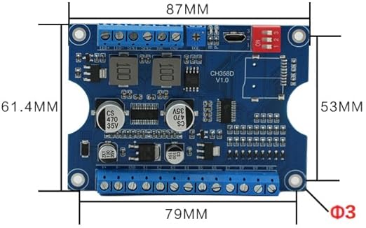 Sound Playback Module, 80W Low Lever Trigger 8MB DC 9-24V CH358D Voice Board - Image 3