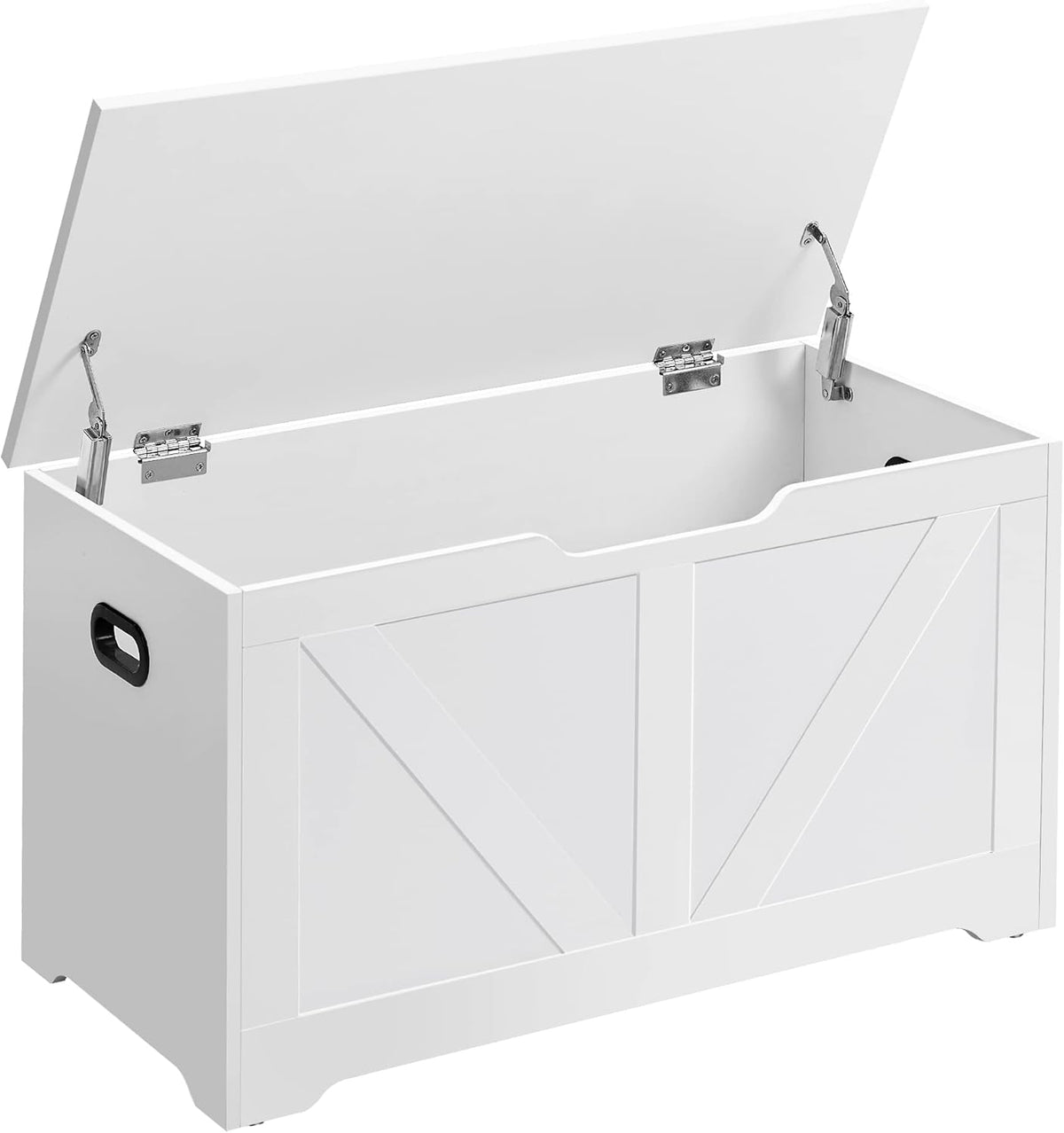 vasagle storage chest with 2 safety hinges, 15.7, main product view