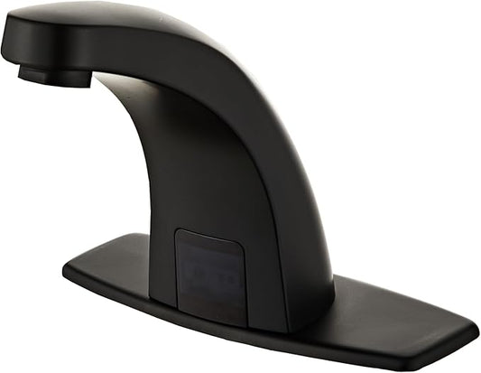Budget-Friendly Halo Sanitary Touchless Faucet, Matte Black by HALOSANITARY