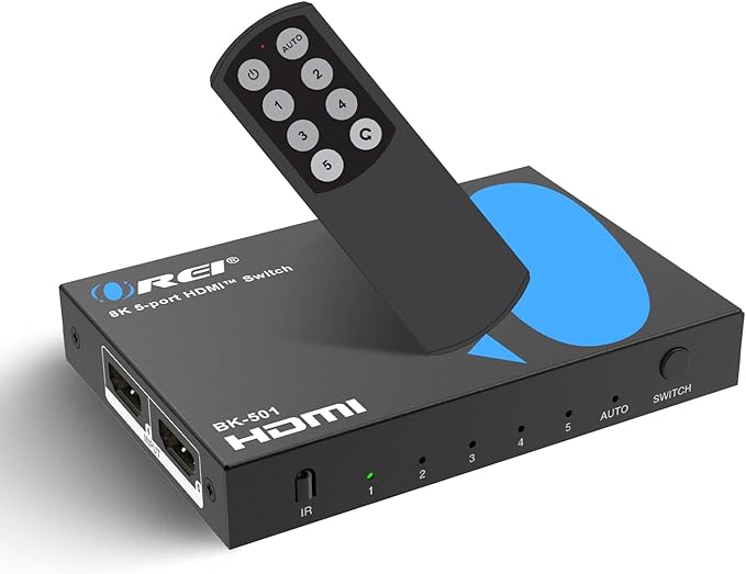 OREI 8K HDMI Switch 5 in 1 Out – HDMI Switch by OREI