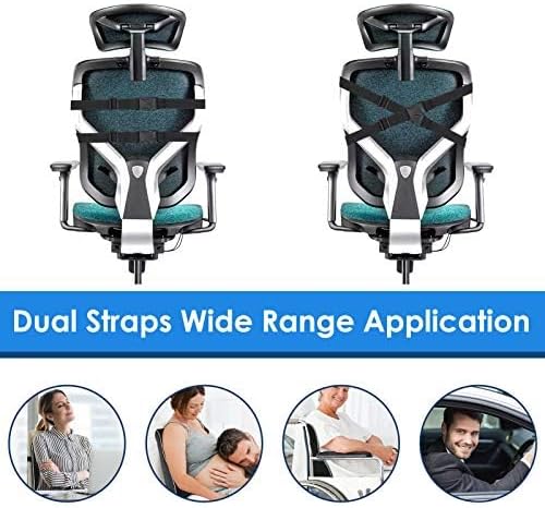 Gel Lumbar Support Pillow for Office Chair Car Gaming Chair Lower Back Pain - Image 3