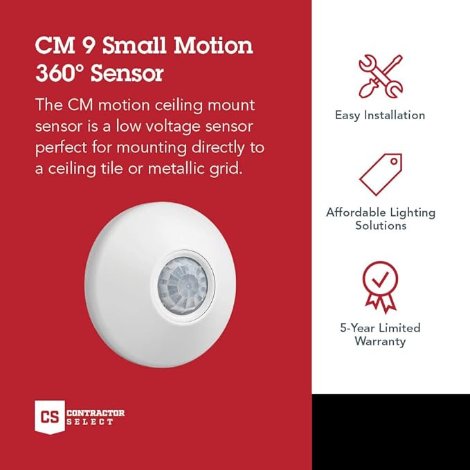 SensorSwitch Ceiling Motion Sensor, PDT Passive Dual Technology Passive - Image 2