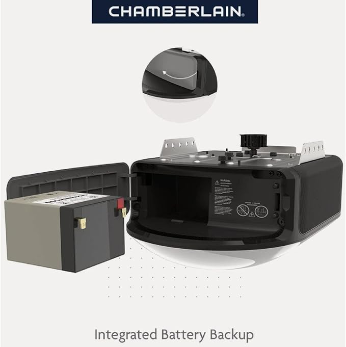 Chamberlain B6753T Smart Garage Door Opener, Video Streaming & Advanced Corner - Image 4