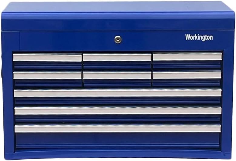 workington professional industrial portable metal tool chest with, view 9