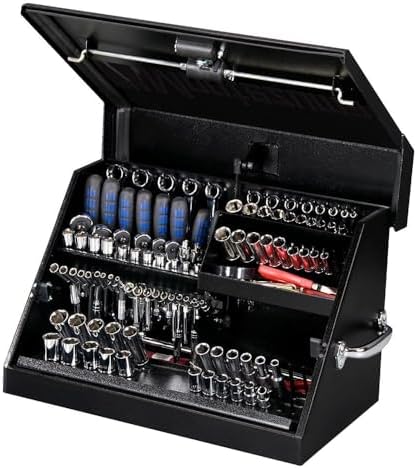 montezuma – sm200b – 22.5-inch portable triangle toolbox showing dimensions