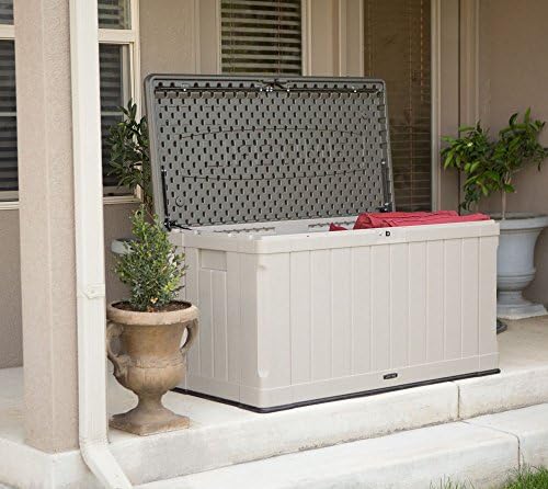 lifetime 60186 heavy-duty outdoor storage deck box, 116, package contents
