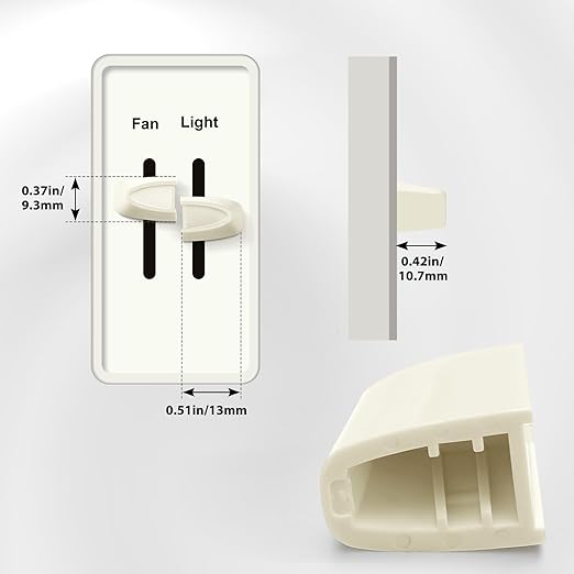 Hoolerry 4 Pcs Dimmer Switch Knob Dimmer Replacement Knob Compatible - Image 2