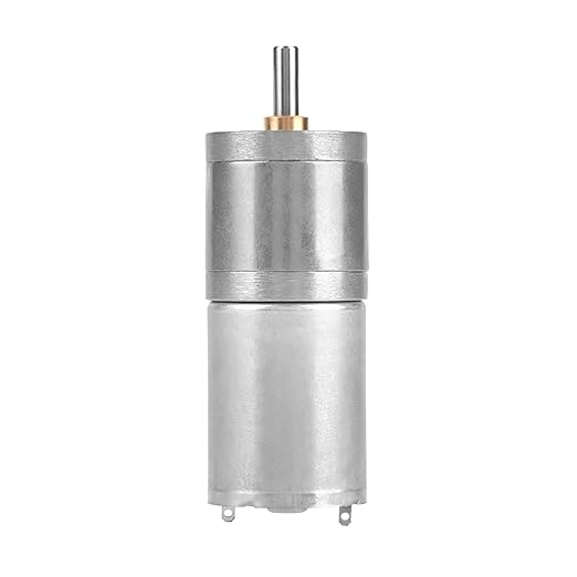 25mm DC 12V 25GA 370 Low Speed Metal Gear Motor - Image 2