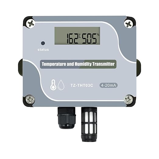 Tzone 4-20mA Temperature Humidity Transmitter, Digital Analog Temperature by Tzone