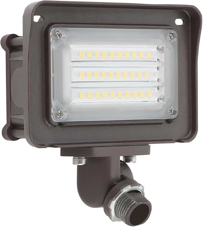DAKASON 30W LED Flood Light Outdoor, Dusk-to-Dawn Photocell 180° Adjustable by DAKASON