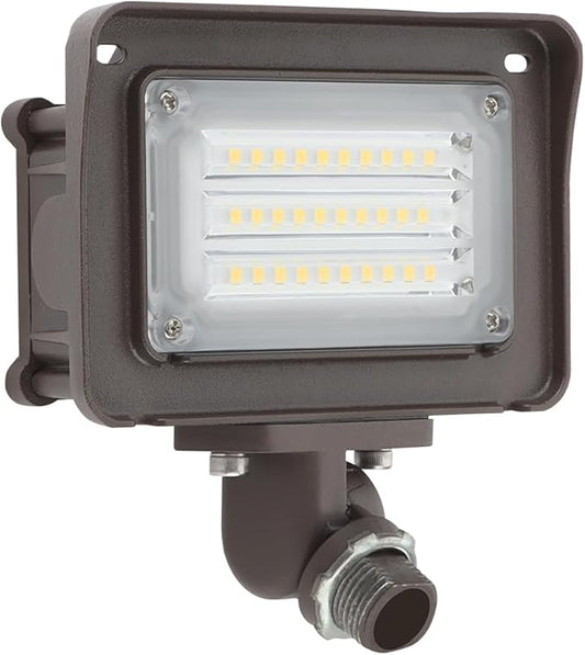 DAKASON 30W LED Flood Light Outdoor, Dusk-to-Dawn Photocell 180° Adjustable by DAKASON