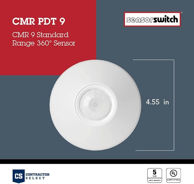 SensorSwitch Ceiling Motion Sensor, PDT Passive Dual Technology Passive - Image 4