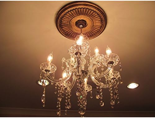 15 3/4"OD x 3 7/8"ID x 3/4"P Berkshire Ceiling Medallion (Fits Canopies up to 7")