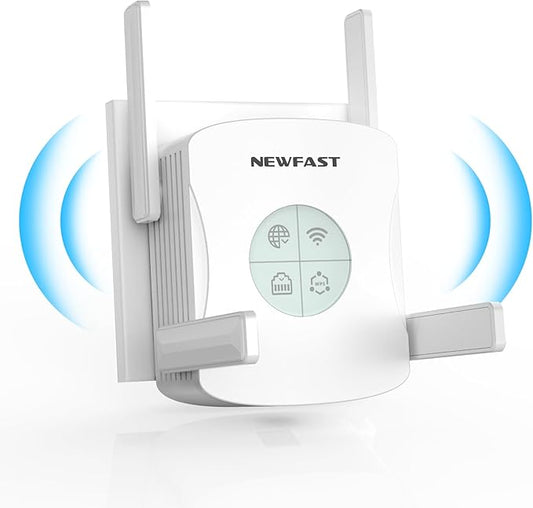NEWFAST AX1800 WiFi Extenders Signal Booster NF-RE553, Dual Band WiFi 6 Range by NEWFAST