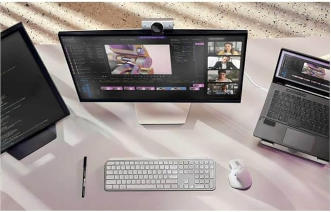 Logitech MX Brio Ultra HD 4K Collaboration, Streaming Webcam, 1080p at 60 FPS - Image 2