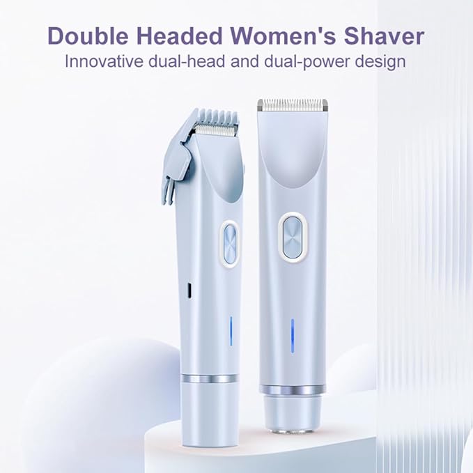Bikini Trimmer for Women 2 in 1 Dual Head - Image 7