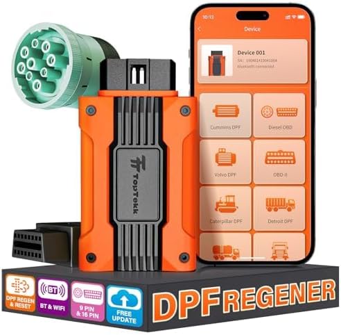 TopTekk Emergency DPF Regener Tools, DPF Regeneration and Reset Device by TopTekk