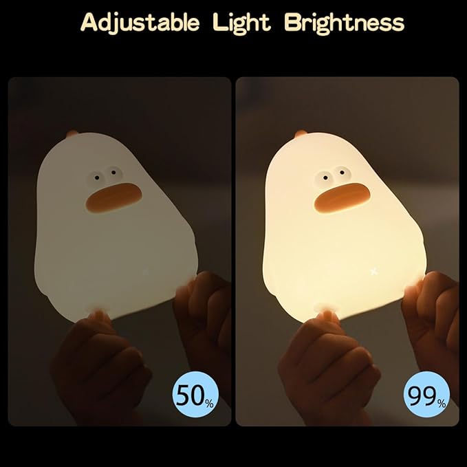 LEDHOLYT Night Light for Kids, Cute Silicone Nursery Chick Lamp for Baby and - Image 2