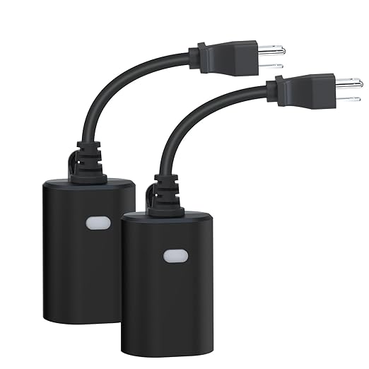 Minoston Outdoor Smart Plug, WiFi Outlet, IP65 Weatherproof, Compatible by Minoston