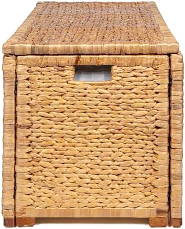 happimess hpm9005a anada wicker weave 30" storage trunk, view 12