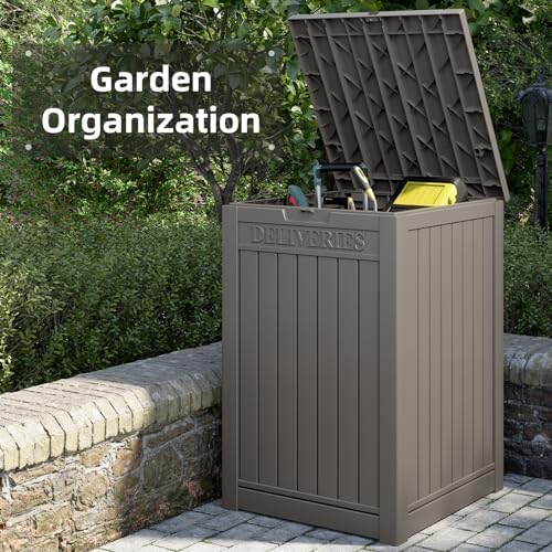 lhbgo package delivery box for outside, 48 gallon, package contents
