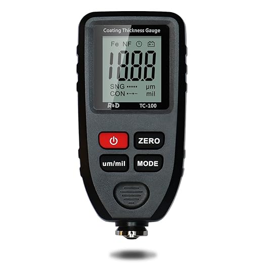 Car Coating Thickness Meter for Used Car Buyers, Paint Mil Thickness Meter by RDINSCOS