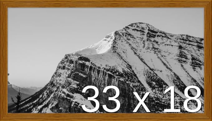 Frame It Easy 33 x 18 Hazel Wood Frame by FrameItEasy