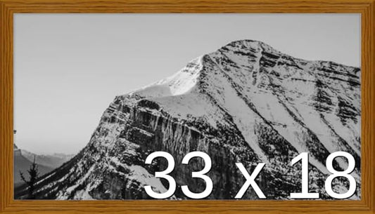 Frame It Easy 33 x 18 Hazel Wood Frame by FrameItEasy