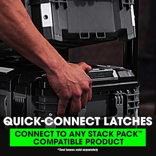 flex stack pack storage system organizer box shown in use